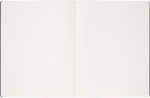 Zeszyt Moleskine Student Cahier XXL (21.6X27.9 cm) w Linie Czarny (Moleskine Student XXL Ruled Black Soft Cover) - 8056999276867
